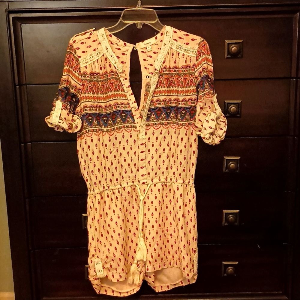 Freeway, Small, Romper, Bohemian style